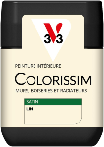 Peinture COLORISSIM Satin 0,075L Lin Testeur