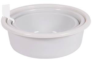 Cuvettes rondes blanches - Lot de 3 (3L+5L+8L)