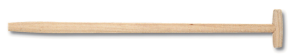 Manche de bêche béquille en bois 90cm
