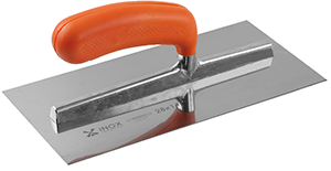 Platoir inox biseauté 28x12cm monture alu