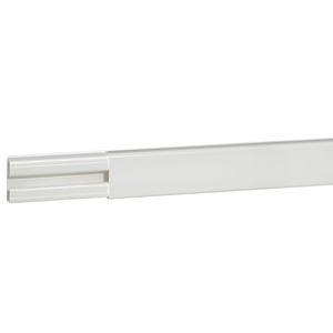 Moulure 20x12,5mm L.2m blanche avec cloison