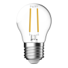 Ampoule LED mini globe filament E27 4W 470lm=40W 2700K - FIN DE SERIE