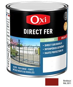 Peinture DIRECT FER LISSE Bordeaux 1,5L