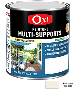 Peinture MULTI SUPPORTS TOP3+ Crème 0,5L