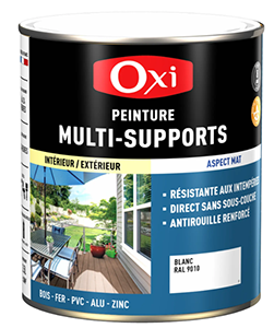 Peinture MULTI SUPPORTS TOP3+ Blanc Mat 2,5L