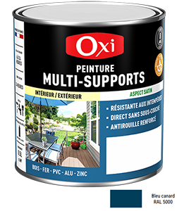 Peinture MULTI SUPPORTS TOP3+ Bleu Canard 0,5L
