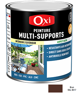 Peinture MULTI SUPPORTS TOP3+ Brun 0,5L