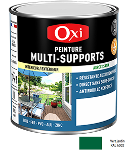 Peinture MULTI SUPPORTS TOP3+ 250ml vert jardin