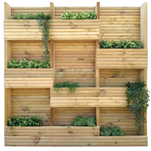 Panneau MALAGA 180x180cm - Potager Vertical en bois autoclavé