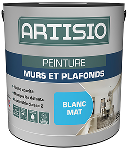 Peinture acrylique mat blanc ARTISIO 2,5L