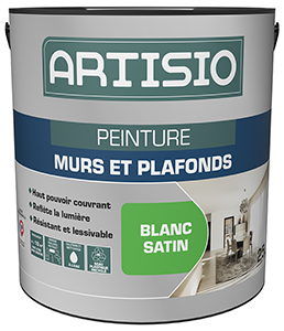 Peinture acrylique satin blanc ARTISIO 2,5L