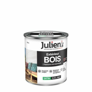 Peinture BOIS microporeux blanc 0,5L