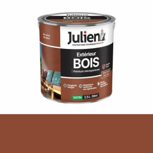 Peinture BOIS microporeux brun cuivre 2,5L