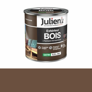 Peinture BOIS microporeux brun normandie 0,5L