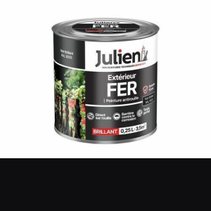 Peinture antirouille FER noir brillant 0,25L