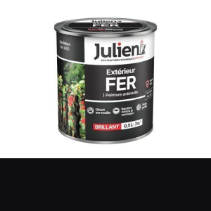 Peinture antirouille FER noir brillant 0,5L