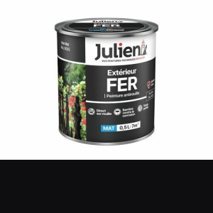 Peinture antirouille FER noir mat 0,5L