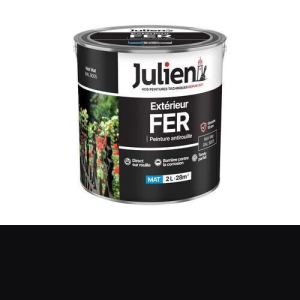 Peinture antirouille FER noir mat 2L