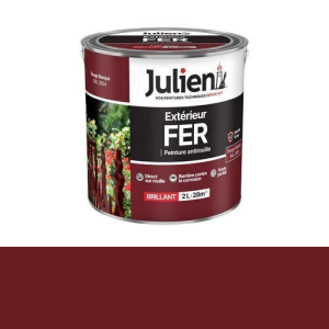 Peinture antirouille FER rouge basque 2L