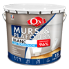 Peinture Oxi Blanc mat monocouche 15L Murs & Plafonds - 96% opacité