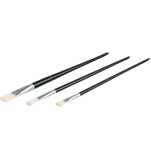 Pinceaux à tableaux plats - 3pces - 1425