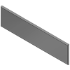 Plaque clôture béton gris 192x50x3,6cm