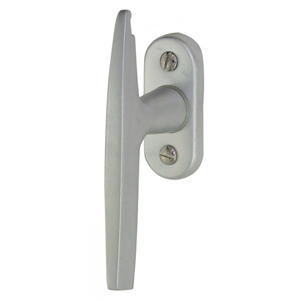 Bouton crémone entrebailleur Alu argent