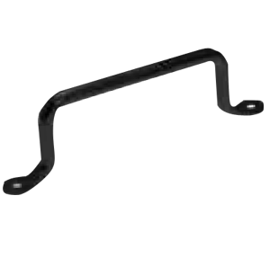 Poignée fil rond noire Ø8 165mm