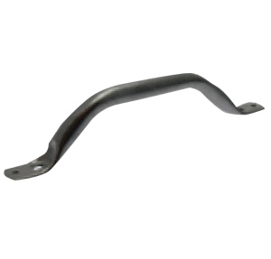 Poignée droite tube acier gris 280mm