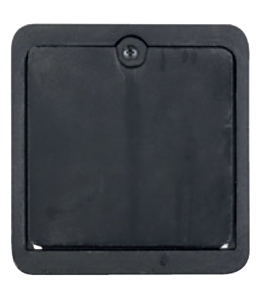 Porte de ramonage fonte peinte 190x200mm - Encastrement 165x170mm