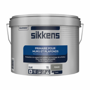 Primaire murs et plafonds blanc 10L