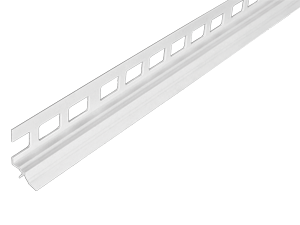 Profilé de jonction PVC blanc DURACOVE spécial sanitaire 183cmx17,5mm