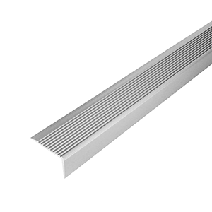 Profilé nez de marche pose ultérieure PROTECT alu anodisé argent 20mmx270cm