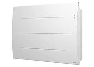 Radiateur électrique connecté SIBAYAK II 1500W Blanc à inertie pierre réfractaire