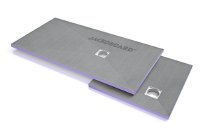 Receveur douche à carreler 140x90cm ép.40mm JACKOBOARD Aqua - écoulement décentré 4512096