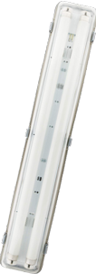 Réglette étanche double 150cm IP65 tube LED 2x24W 3600lm 4000K T8/G13
