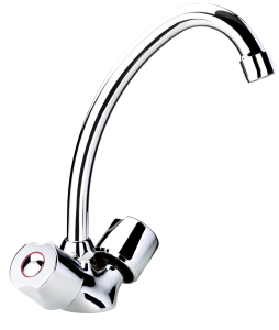 Mélangeur EVIER bec tube mobile chromé NF - CU.1000.HE/090 - FIN DE SERIE