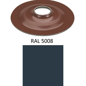 Rondelle à bossage Ø34 Bleu RAL5008 - 100 pces