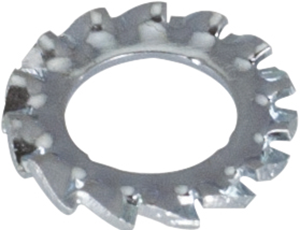 Rondelle éventail acier zingué Ø5 - 30 pces