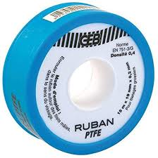 Ruban étanchéité PTFE 19mmx15m - gros diamètres