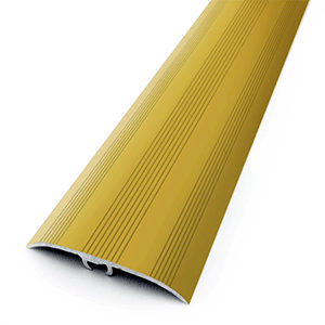 Seuil multi-niveaux HARMONY or strié - 41mmx93cm