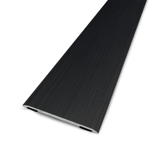 Seuil alu extra-plat PRESTO Premium noir brossé - 40mm 93cm - adhésif - 6427120