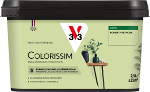 Peinture COLORISSIM Satin 2,5L Sorbet Pistache