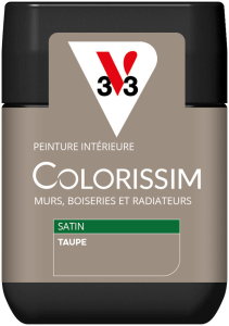 Peinture COLORISSIM Satin 0,075L Taupe Testeur