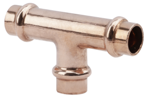 Té égal  à sertir tube cuivre Ø12