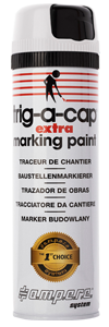 Traceur de chantier blanc 500ml Trig a cap Extra