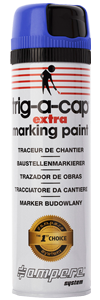 Traceur de chantier bleu 500ml Trig a cap Extra