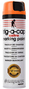 Traceur de chantier orange 500ml Trig a cap Extra