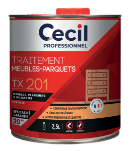 Traitement meubles-parquets TX201 2,5L