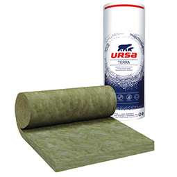 Laine de verre NUE 60mm HOMETEC 35 URSA 10,00x1,20m soit 12m² / R=1,70